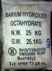 bari hydroxit, barium hydroxide, Ba(OH)2