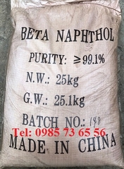 bán Beta naphthol, 2-naphthol, Naphthalen-2-ol, C10H7OH