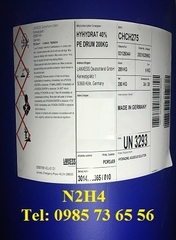Hydrazine, hyhydrate, Diamine, N2H4 Hydrazine, hyhydrate, Diamine, N2H4