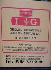 bán chất điều vị I+G, Disodium 5- Inosinate 5’& Disodium 5’-Guanylate