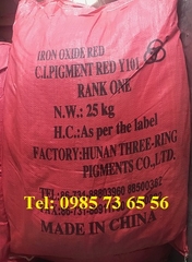 bán bột màu đỏ sắt oxit Fe2O3, Iron Oxide Red Y101, Pigment Red Y101