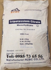 tripotassium citrate, trikali citrat, potassium citrate, K3C6H5O7