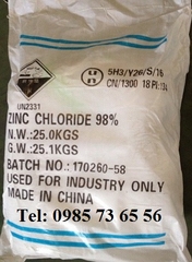 Kẽm clorua, Zinc Chloride, Zinc(II) chloride, ZnCl2