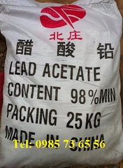 Chì axetat, Lead acetate, chì trắng, Pb(CH3COO)2