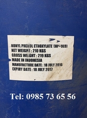 bán Nonyl Phenol ethoxylate, NP9, chất hoạt động bề mặt bán Nonyl Phenol ethoxylate, NP9, chất hoạt động bề mặt