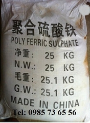 polyme sắt sunphat, Polymeric Ferric Sulfate, Polymeric Iron Sulfate polyme sắt sunphat, Polymeric Ferric Sulfate, Polymeric Iron Sulfate