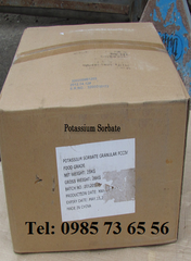 bán kali sorbat, Cốm bảo quản Potassium sorbate, C6H7KO2