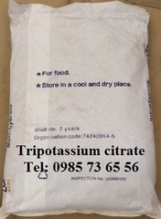 tripotassium citrate, trikali citrat, potassium citrate, K3C6H5O7