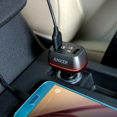 Sạc ô tô Anker 2 cổng, 42w, Quick Charge 3.0 - [PowerDrive+ 2, 42w, QC 3.0] - A2224