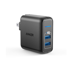 Sạc Anker 2 Cổng, 24W PowerPort 2 Elite - A2023