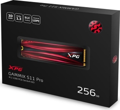 SSD Adata 256GB GAMMIX S11 PRO TẢN NHIỆT NHÔM (AGAMMIXS11P-256GT-C)