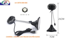 Webcam Live-Stream Có Mic Giá Rẻ Omega C925