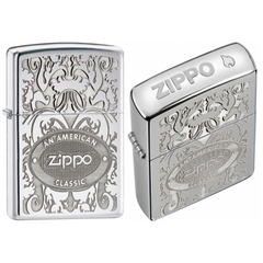 Zippo Gleaming Patina High Polish Chrome 5