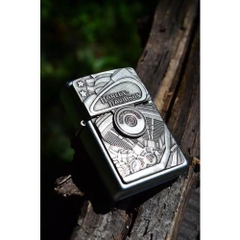 Zippo Harley Davidson Motor Flag Street Chromre 6