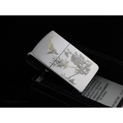 Zippo Phong Thủy Mẫu Đơn Phú Quý 2