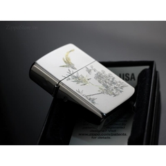 Zippo Phong Thủy Mẫu Đơn Phú Quý 7