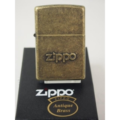 Zippo Stamp Antique Brass 5