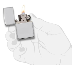 Zippo Sterling Silver High Polish 3