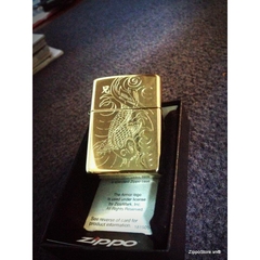 Zippo Japan - Zippo Khắc Cá Koi Nhật 10