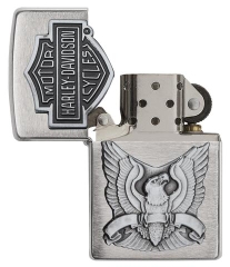 Zippo Made in the USA Emblem Brushed Chrome 2