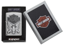 Zippo Made in the USA Emblem Brushed Chrome 4