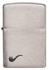 Zippo Brushed Chrome Pipe 1