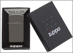 Zippo Black Ice (Dark Chrome) Slim 4