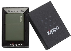 Zippo Green Matte with Zippo Logo 4