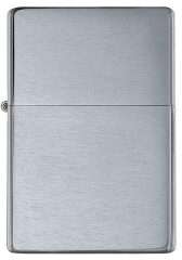 Zippo Vintage Brushed Chrome (No slashes) 1