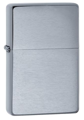 Zippo Vintage Brushed Chrome (No slashes)