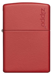 Zippo Red Matte with Logo 1