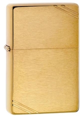 Zippo Vintage Brushed Brass