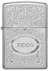 Zippo Gleaming Patina High Polish Chrome 1