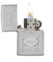 Zippo Gleaming Patina High Polish Chrome 2