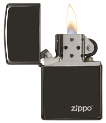 Zippo Ebony with Zippo Logo 2