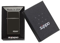 Zippo Slim Ebony with Zippo Logo 4