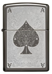 Zippo Ace Filigree Black Ice 1