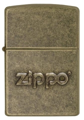 Zippo Stamp Antique Brass 1