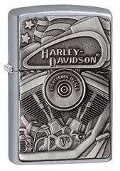 Zippo Harley Davidson Motor Flag Street Chromre