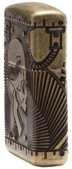 Zippo Steampunk 360 Multicut Antique Brass Armor 4