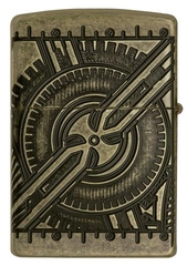 Zippo Steampunk 360 Multicut Antique Brass Armor 5