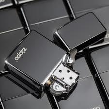 Zippo Black Ice (Dark Chrome) with Zippo Logo 5