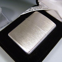 Zippo Armor Brushed Sterling Silver 5