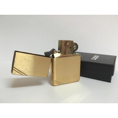 Zippo Vintage Brushed Brass 7