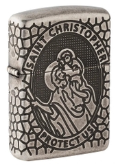 Zippo Armor® St. Christopher Medal Design 49160