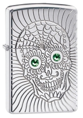 Zippo Armor® Sugar Skull Design 49172