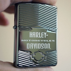 Zippo Armor Harley Davidson Motorcycles Black Ice 1