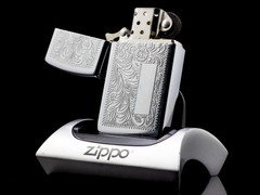 Zippo Slim Floral 3 Gạch 1979 5