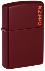Bật Lửa Zippo 46021ZL Classic Merlot Zippo Logo Bật Lửa Zippo 46021ZL Classic Merlot Zippo Logo