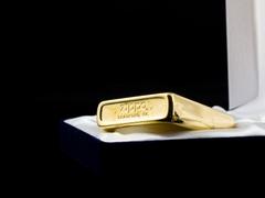 Zippo La Mã Gạch Mạ Vàng Bark Gold Plated 22K V 1980 7